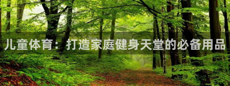 富联官网登录网址：儿童体育：打造家庭健身天堂的必备用