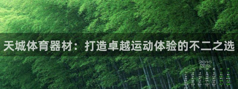 富联娱乐老板是谁：天城体育器材：打造卓越运动体验的不