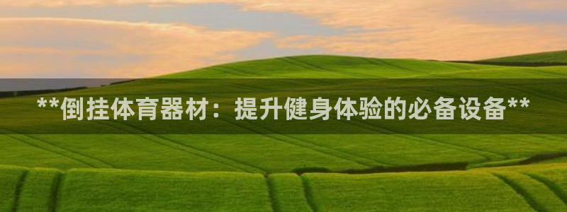 富联平台官网登录入口下载：**倒挂体育器材：提升健身