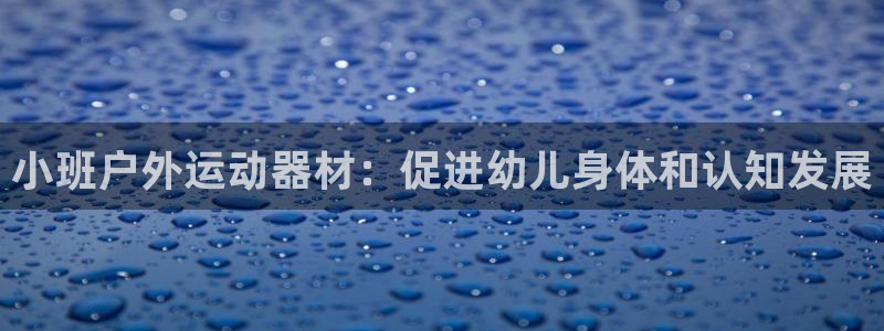 富联申购什么时候开盘：小班户外运动器材：促进幼儿身体