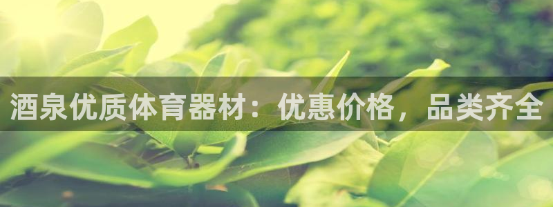 富联平台主管：酒泉优质体育器材：优惠价格，品类齐全