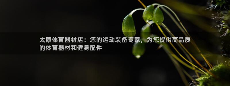 富联地产怎么样知乎：太康体育器材店：您的运动装备专家