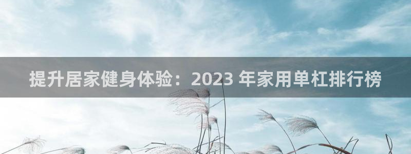 富联娱乐怎么样知乎：提升居家健身体验：2023 年家