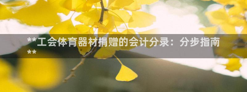 富联平台靠 5o69I7：**工会体育器材捐赠的会计