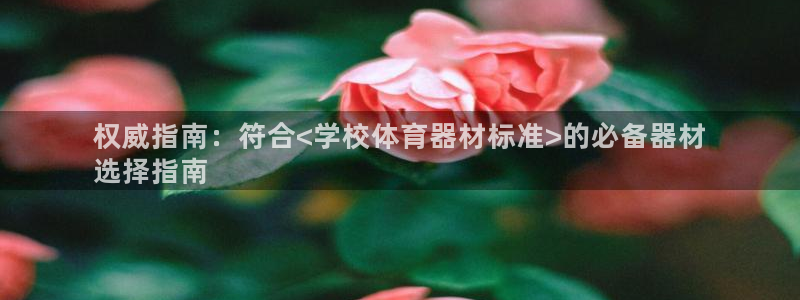 富联丰地产怎么样：权威指南：符合<学校体育器材标准>
