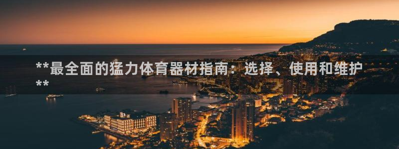 富联娱乐玩法机制是什么：**最全面的猛力体育器材指南：选择、